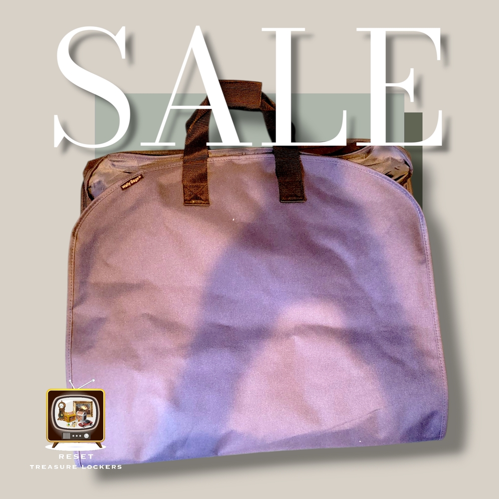 Wally Bags Blue Premium Garment Dress Bag Made In USA Lock 52"
